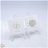Image 2 : 1967 CANADA CENTENNIAL DIME & QUARTER 80% SILVER