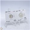 Image 1 : 1967 CANADA CENTENNIAL DIME & QUARTER 80% SILVER