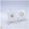 Image 2 : 1967 CANADA CENTENNIAL DIME & QUARTER 80% SILVER