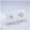 Image 2 : 1967 CANADA CENTENNIAL DIME & QUARTER 80% SILVER
