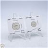 Image 1 : 1967 CANADA CENTENNIAL DIME & QUARTER 80% SILVER