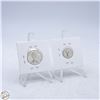 Image 2 : 1967 CANADA CENTENNIAL DIME & QUARTER 80% SILVER