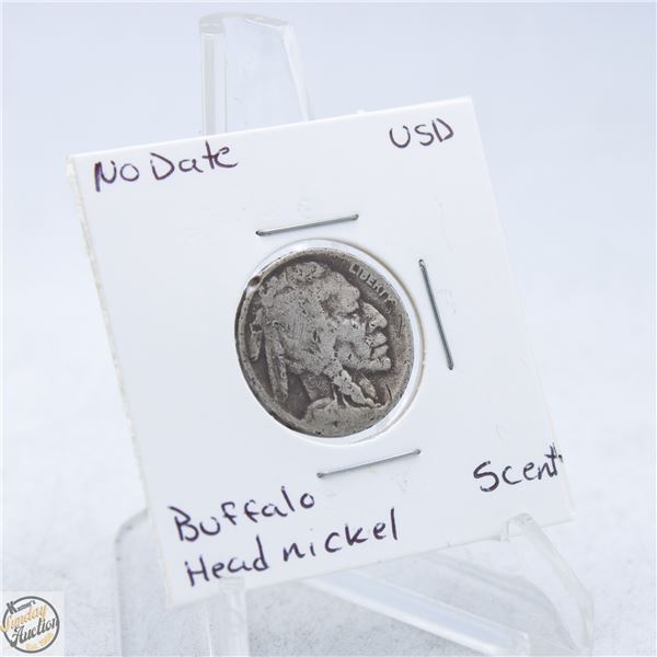 NO DATE AMERICAN BUFFALO HEAD NICKEL 5 CENT COIN