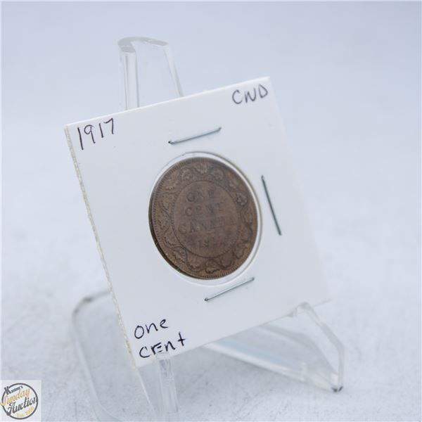 1917 CANADA ONE CENT PENNY