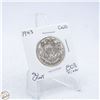 Image 1 : 1943 CANADA 50 CENT COIN 80% SILVER