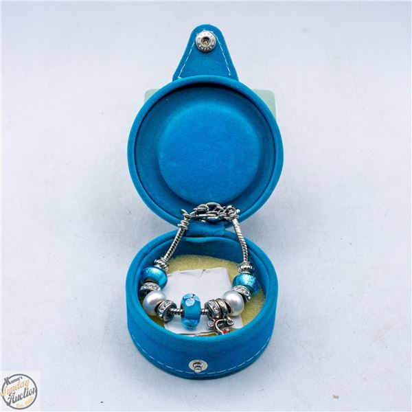 VINTAGE BONJOUR MAGNETIC KEY FINDER CHARM CHAIN