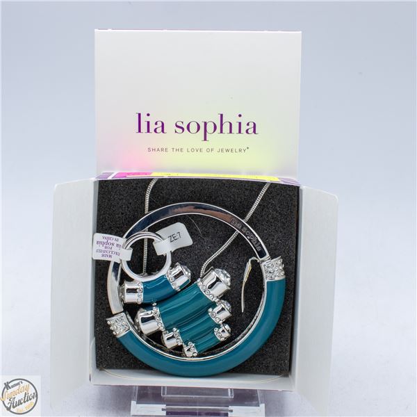 LIA SOPHIA STATEMENT CHROMATIC OCEAN BLUE ENAMEL
