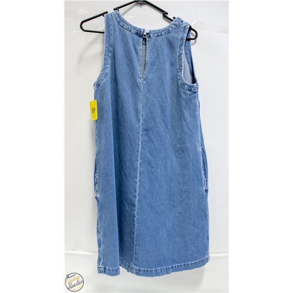 NEW HUDSON WOMENS SMALL BLUE JEAN DRESS