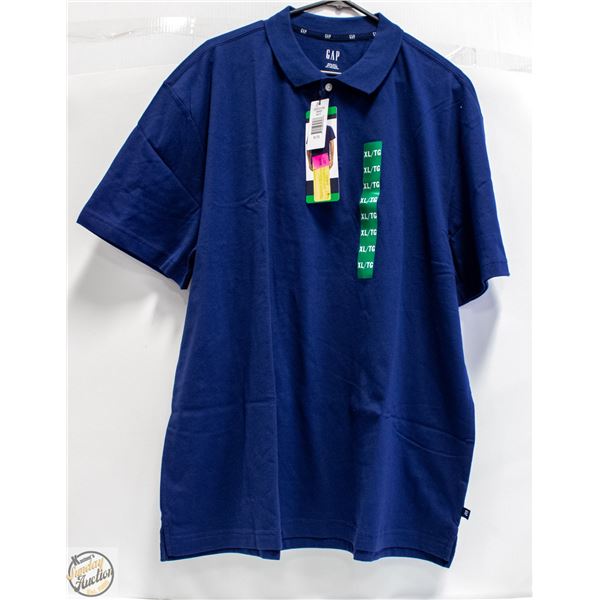 NEW GAP MENS X-LARGE COLLARED SHORT SLEEVE SHIRT