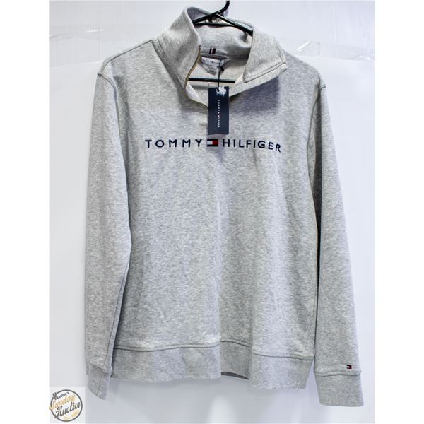 NEW MENS TOMMY HILFIGER MEDIUM 1/4 ZIP SWEATSHIRT