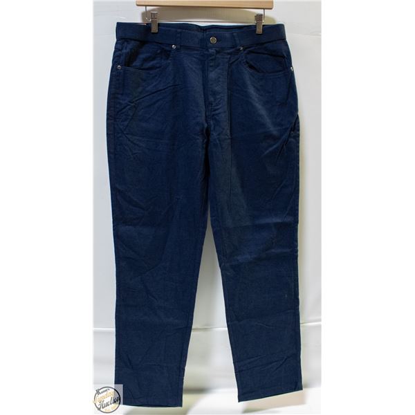 NEW MENS KIRKLAND 34 X 30" BRUSHED 5-POCKET PANTS