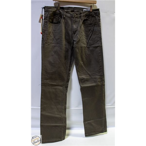 NEW MENS BUFFALO 34 X 32" SLIM STRAIGHT FIT JEANS