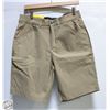 Image 1 : NEW MENS EDDIE BAUER 32" WAIST RAINIER TECH SHORTS