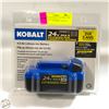 Image 1 : BRAND NEW KOBALT 24V MAX 4 AH LITHIUM-ION BATTERY