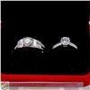 Image 2 : #4778-CUSTOM RING SET WITH 1.00 CT GRA