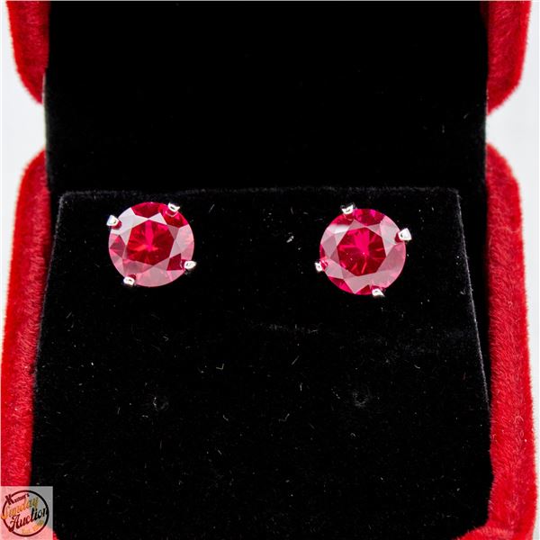 #4786-2.00 CT ROUND BRILLIANT CUT RUBIES