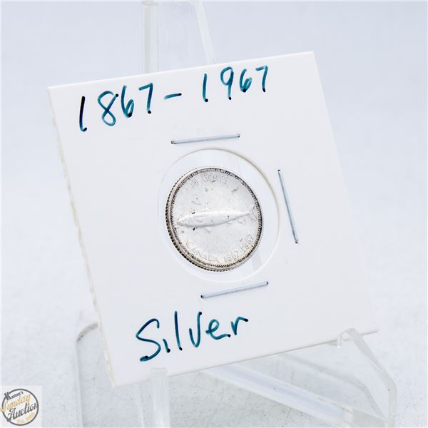 #4798-1867-1967 SILVER LIMITED EDITION DIME