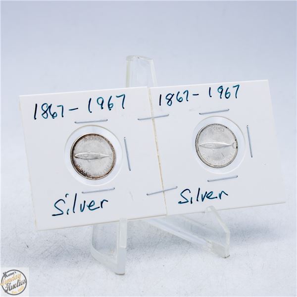 #4800-1867-1967 SILVER LIMITED EDITION DIME