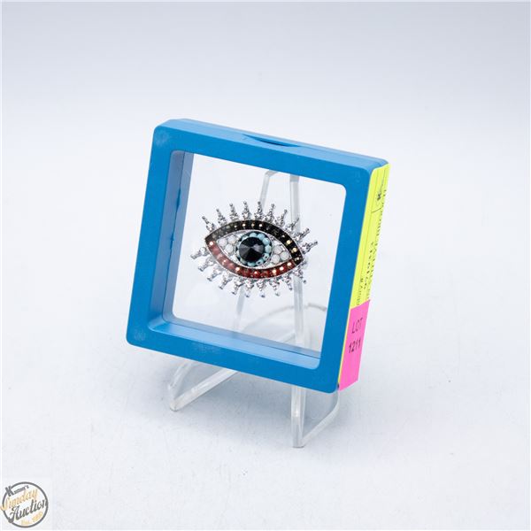 NEW DESIGN 5TH EYE BROOCH CHAKRA 1.54”X1.26”