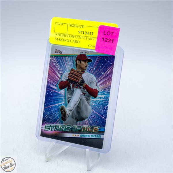 SHOHEI OHTANI STARS IN THE MAKING CARD