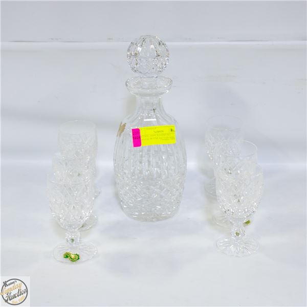 VINTAGE 1960S WATERFORD CRYSTAL BOYNE PATTERN WINE