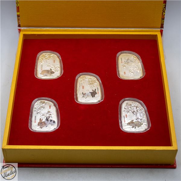 YEAR OF THE RABBIT SILVER ELECTROPLATED