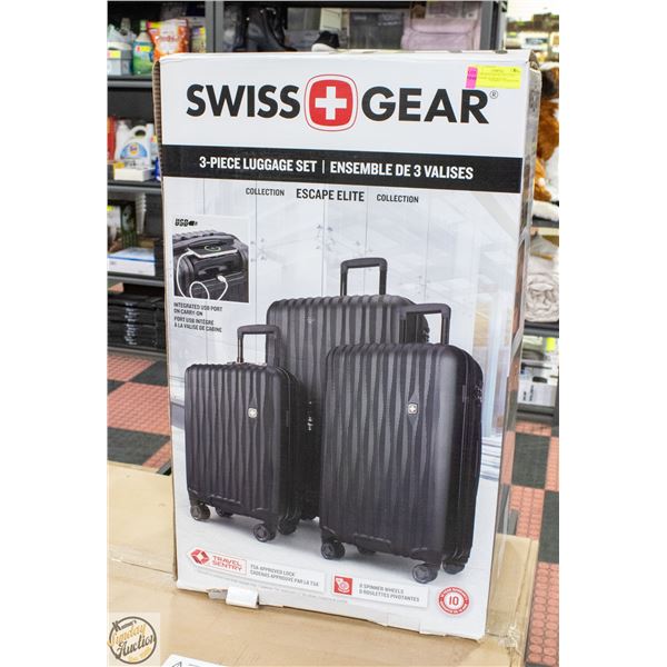 3 PC SWISSGEAR ESCAPE ELITE HARDSIDE LUGGAGE SET