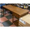Image 1 : WOOD DESK WITH DRAWER