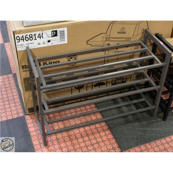 NEW ASSEMBLED METAL SHOE RACK