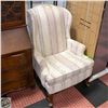 Image 1 : 1980'S FLORAL "BIRCHWOOD" WINGBACK CHAIR