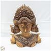 Image 1 : WOODEN CARVED GODDESS