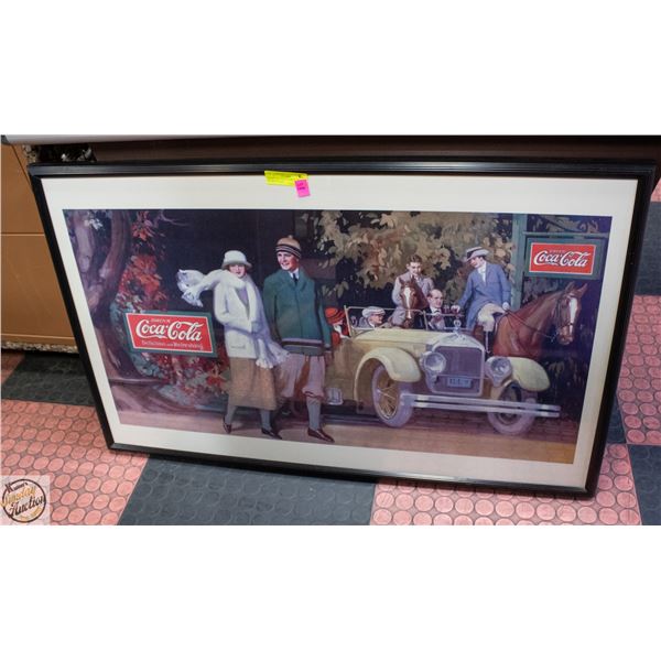 DRINK COCA-COLA EARLY 1900S SCENE 39" X 24"