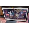 Image 1 : DRINK COCA-COLA EARLY 1900S SCENE 39" X 24"