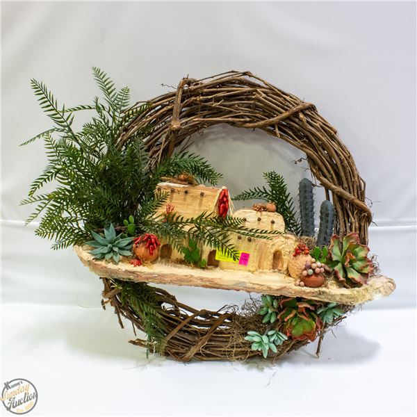 2 FOOT WIDE MEXICAN ADOBE VILLAGE