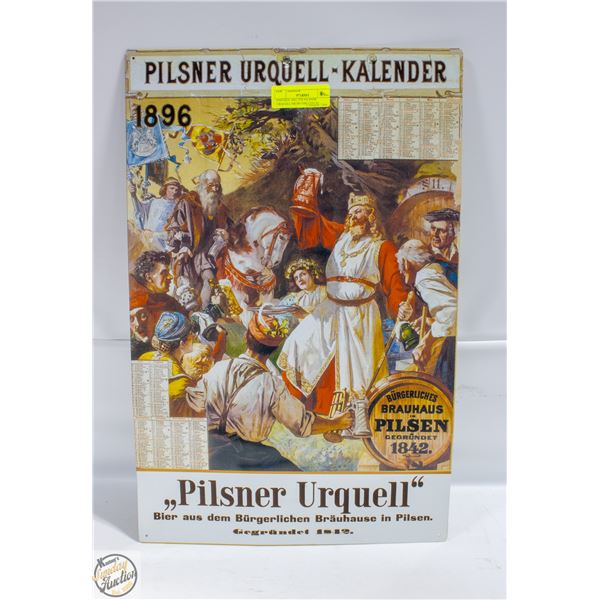 VINTAGE 1842 TIN PILSNER URQUELL FROM THE CZECH-