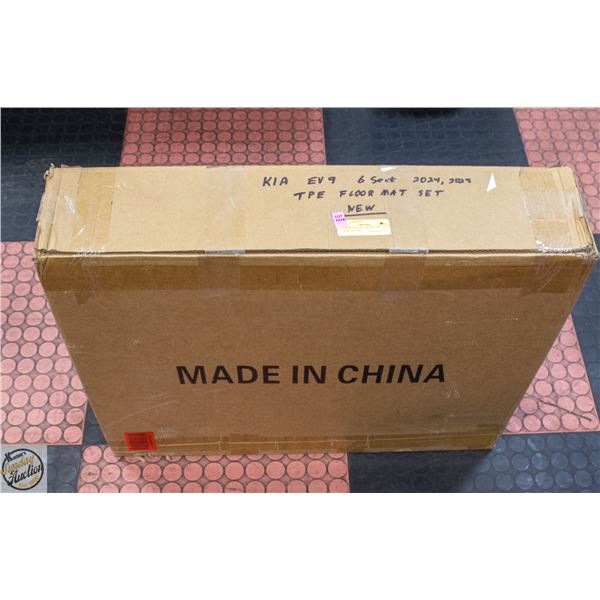 NEW KIA TPE FLOOR MAT SET - EV9 6 SEAT 2024/2025