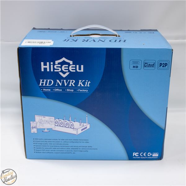 HISEEU 4 CHANNEL NVR KIT