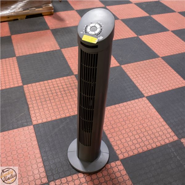 SEVILLE TOWER FAN GREY WITH REMOTE - 40" TALL