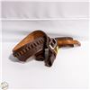 Image 1 : GENUINE LEATHER HOLSTER DOUBLE GUN