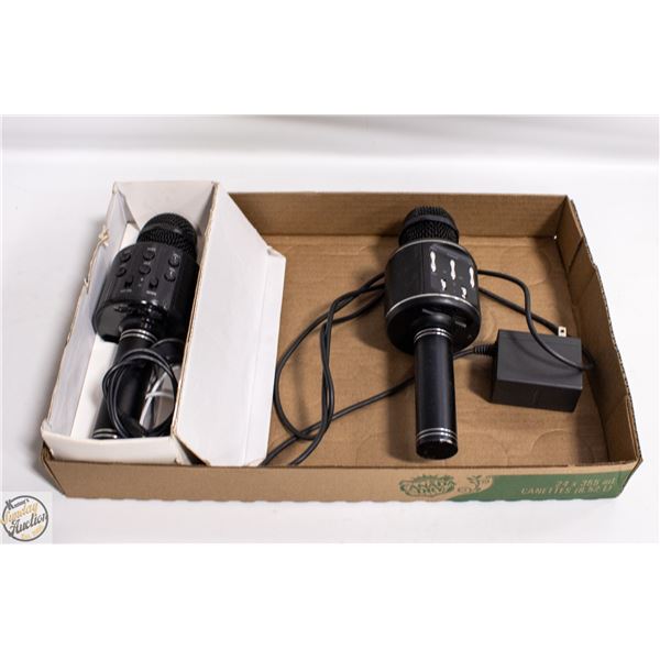 2 KARAOKE MICROPHONES
