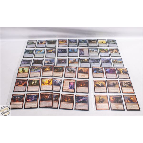 6 SHEETS OF MAGIC CARDS