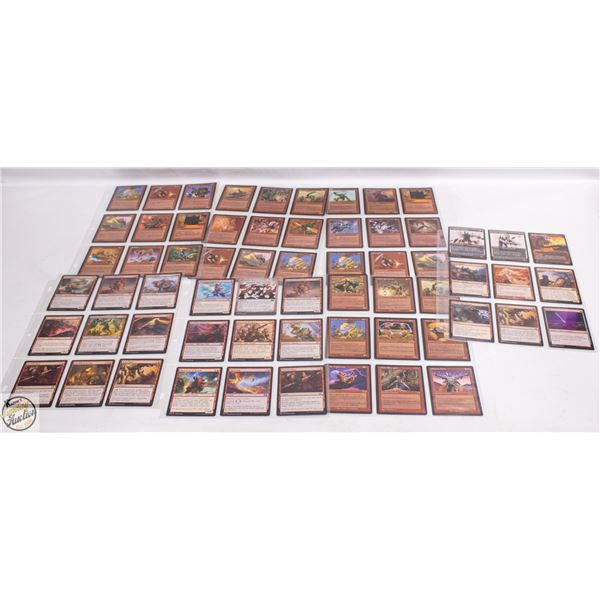 6 SHEETS OF MAGIC CARDS