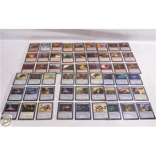 6 SHEETS OF MAGIC CARDS