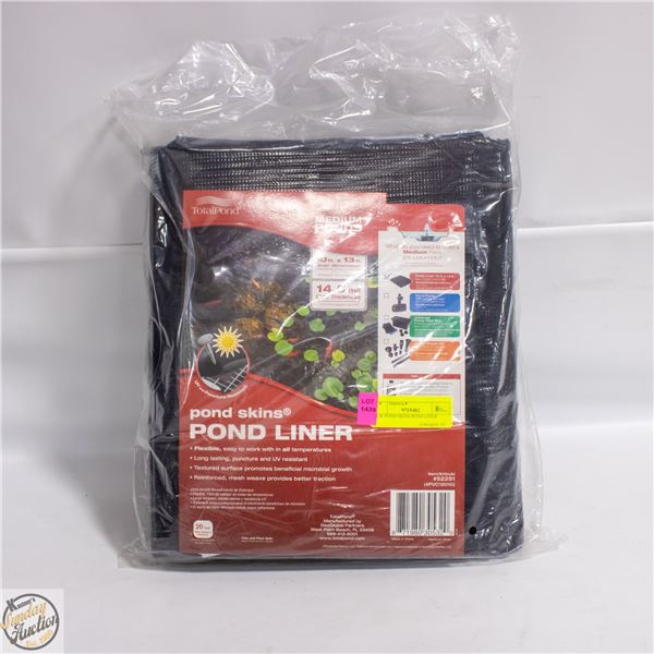NEW POND SKINS POND LINER