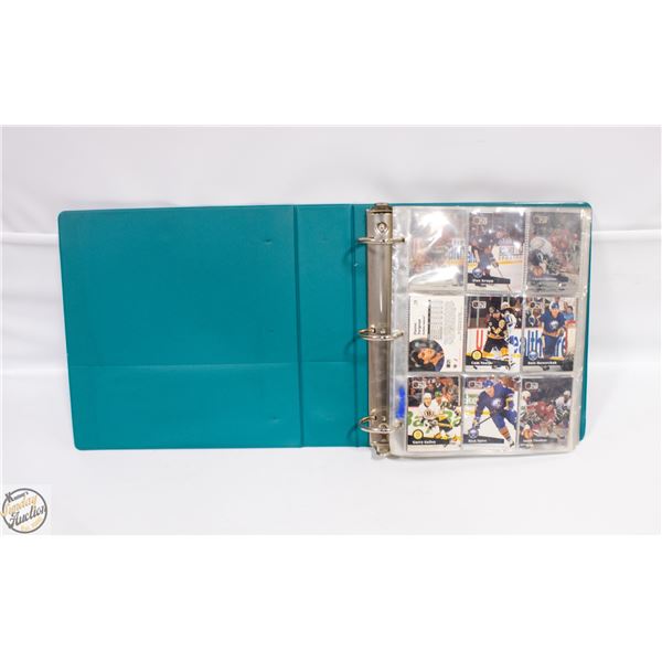 BINDER OF 1991 PRO SET HOCKEY CARDS