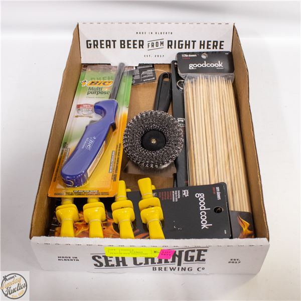 FLAT OF NEW BBQ ITEMS