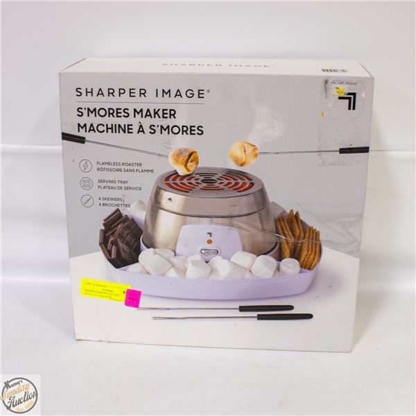 SMORES MAKER ELECTRIC W/TRAY& 4 SKEWERS