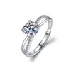 Image 5 : 1 CT GRA CERTIFIED ROUND BRILLIANT MOISSANITE