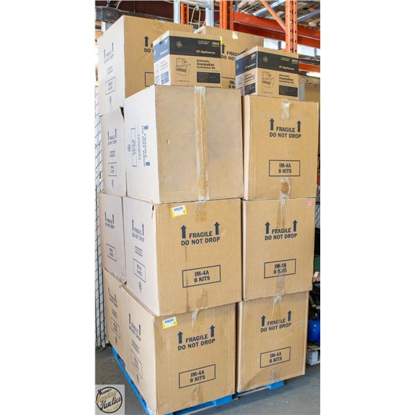 LARGE PALLET OF NEW GE FRIDGE ICE MAKER KITS