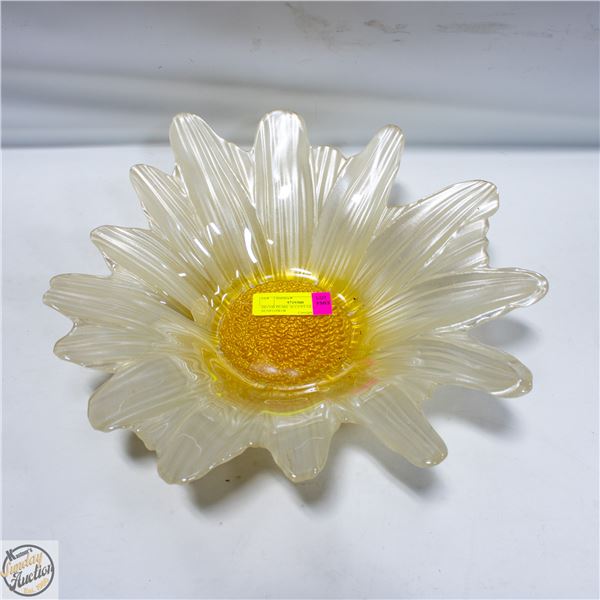 DECOR PEARL ACCENT GLASS SUNFLOWER